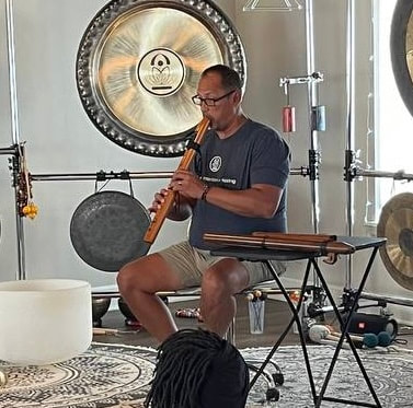 Playing Flute