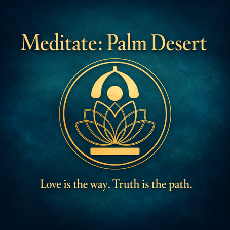Meditate Palm Desert Location Banner